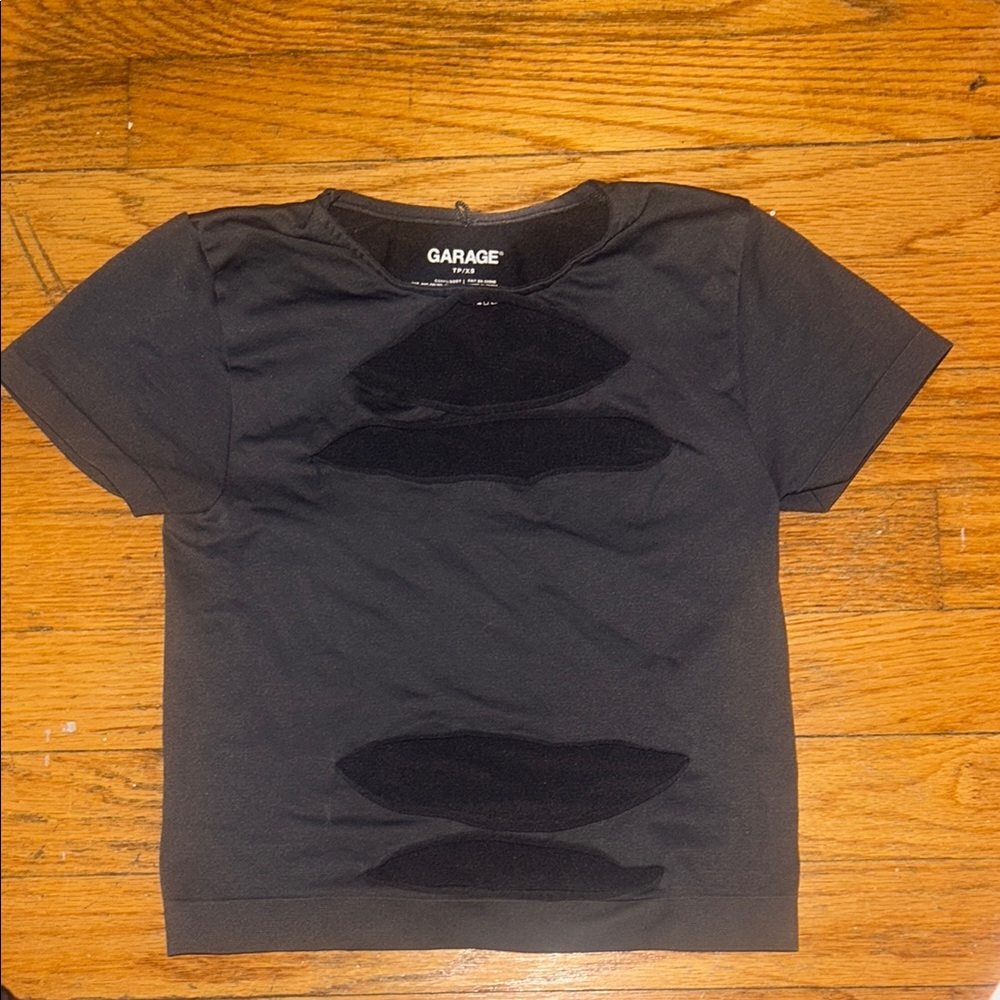 Garage Black T-Shirt with Unique Design